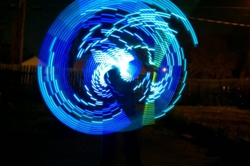 Embedded thumbnail for Initial Test of the LED staff